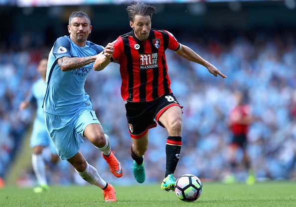 Arter - who has over 200 club appearances - featured once more against City, and has played every game this season thus far. | Photo: Michael Stele / Getty Images
