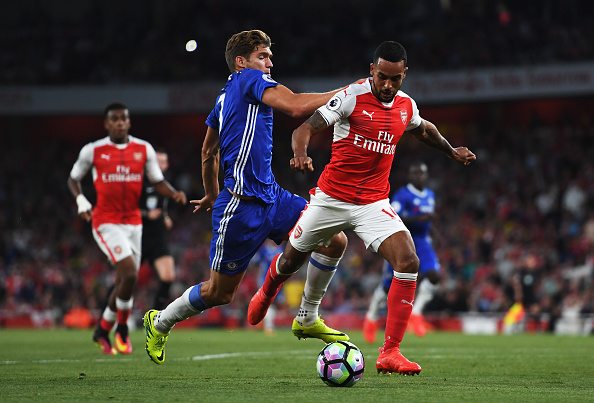 Walcott was a constant handful for Chelsea's backline in the final third, and looked a shadow of the demotivated forward we saw in the latter stages of last season. | Photo: Shaun Botterill / Getty Images
