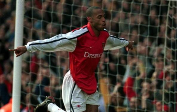 Thierry Henry scores penalty in FA Cup against Chelsea
