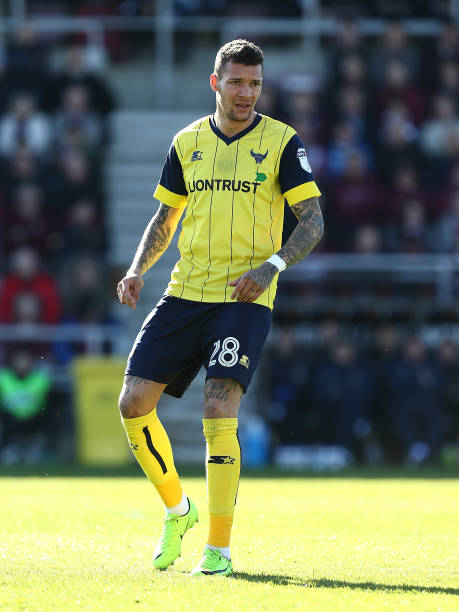 Marvin Johnson of Oxford United in action during the Sky Bet League One match between Northampton Town and Oxford United at Sixfields on March 25, 2017 in Northampton, England. (Photo by Pete Norton/Getty Images)
