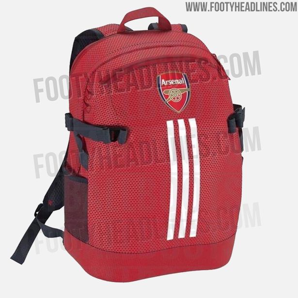 Arsenal Adidas backpack via Footyheadlines