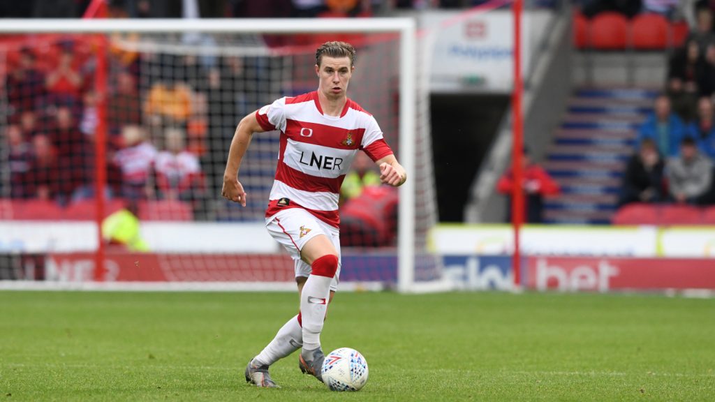 Ben Sheaf with Doncaster Rovers (Photo via Twitter)