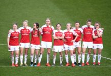 Williamson ‘pi**ed off’ SHEFFIELD, ENGLAND - FEBRUARY 23: Arsenal players look dejected during the FA Women's Continental League Cup Final between Arsenal and Manchester City Women at Bramall Lane on February 23, 2019 in Sheffield, England. (Photo by Laurence Griffiths/Getty Images)