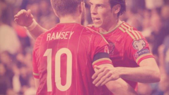 aaron ramsey gareth bale wales
