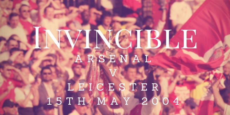 invincible arsenal v leicester 15th may 2004