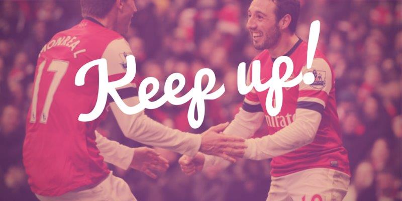 nacho monreal santi cazorla keep up