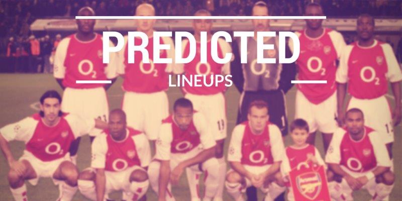 Arsenal predicted lineup