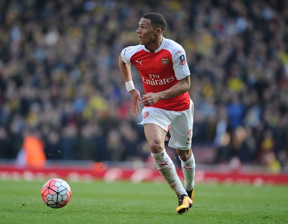 Player focus: Gibbs defensively industrious despite defeat 4 LONDON, ENGLAND - MARCH 13: Kieran Gibbs of Arsenal during the Emirates FA Cup Sixth Round match between Arsenal and Watford at Emirates Stadium on March 13, 2016 in London, England. (Photo by Stuart MacFarlane/Arsenal FC via Getty Images)
