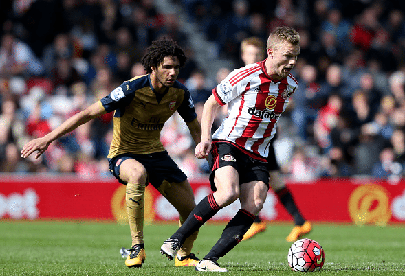 Player focus: Elneny strong even when Arsenal fail to impress 2 Elneny in pursuit of Sebastian Larsson in midfield. | Image source: Getty