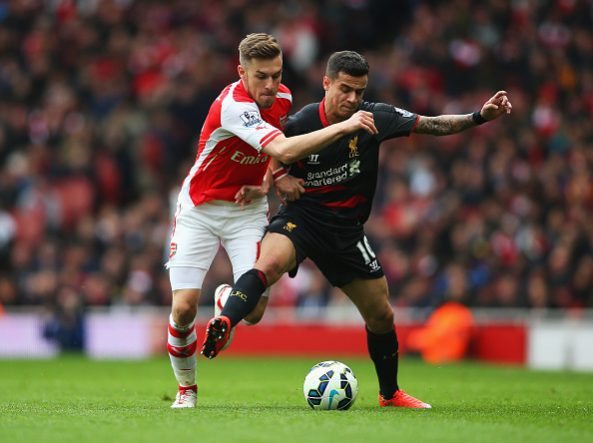 aaron ramsey philppe coutinho e1466253190172