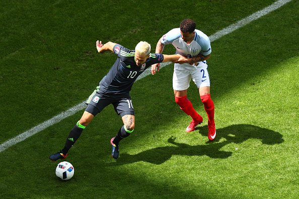 aaron ramsey wales v england
