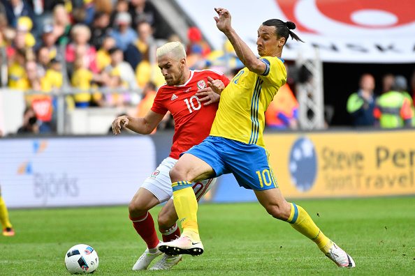 aaron ramsey wales zlatan ibrahimovic sweden