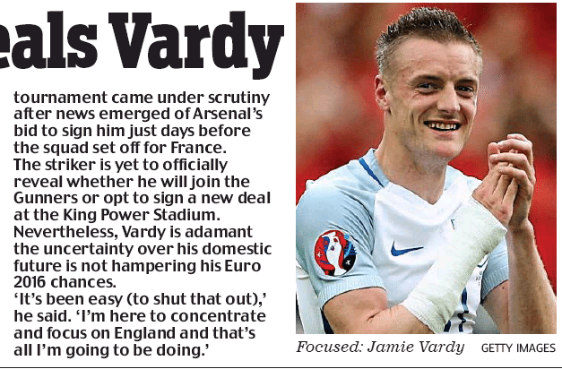 jamie vardy daily mail gym2
