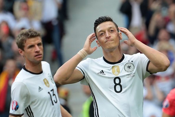mesut ozil penalty miss germany v slovakia