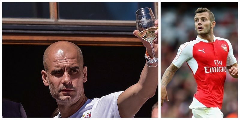 pep guardiola jack wilshere e1465056905504