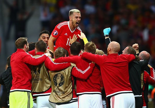 aaron ramsey wales v belgium