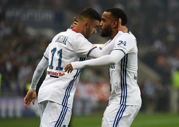 Rachid Ghezzal Lyon Monaco Alexandre Lacazette