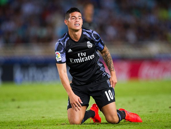 james rodriguez real madrid real sociedad la liga