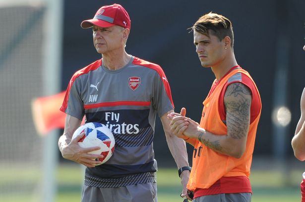 arsenal granit xhaka arsene wenger