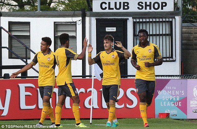 UEFA Youth League review: Arsenal u19s suffer cruel 2-1 defeat against Basel 3 Dragomir, who continues to develop after a topsy-turvy first campaign at Arsenal, was able to score after spinning past his marker following Marc Bola's long pass toward his path. | (Picture source: Daily Mail)