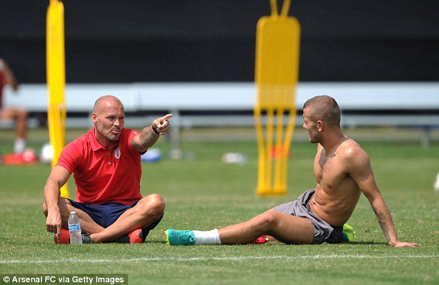 freddie ljungberg jack wilshere