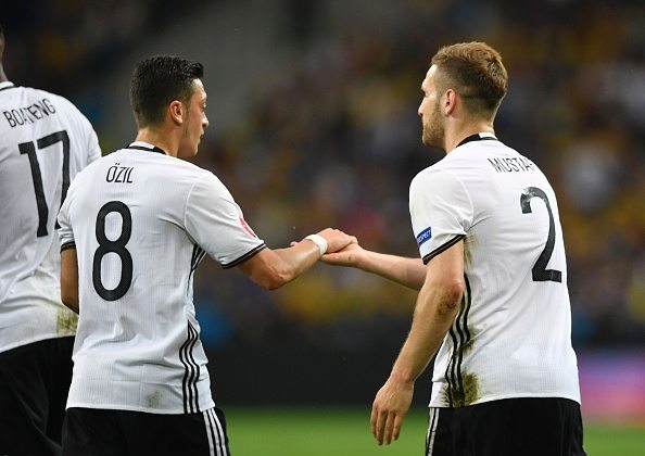 germany mesut ozil shkodran mustafi