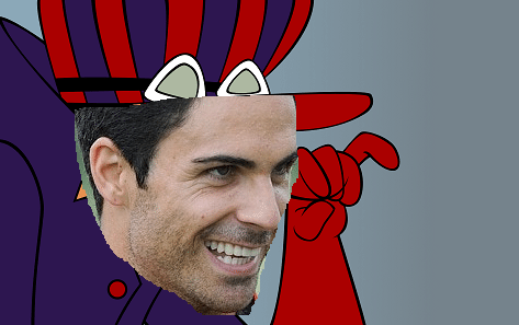 mikel arteta evil