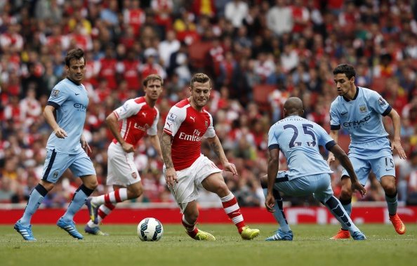 Injuries have meant Jack's progress has stalled drastically in recent seasons, but he was at his marauding best against Manchester City two seasons ago, with a goal and an assist to his name on the afternoon. | Photo: Adrian Dennis / Getty Images