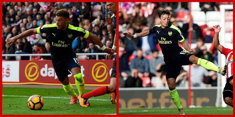mesut ozil alex oxlade chamberlain