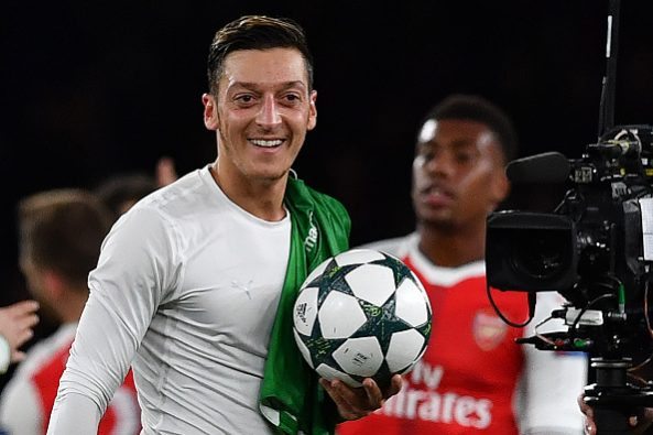 Mesut Ozil hattrick