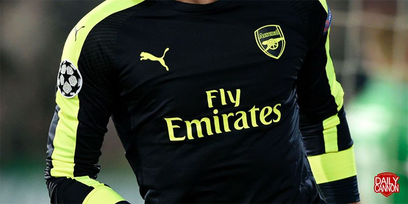 arsenal third kit