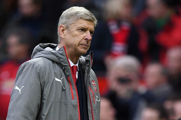 Arsene Wenegr at Old Trafford