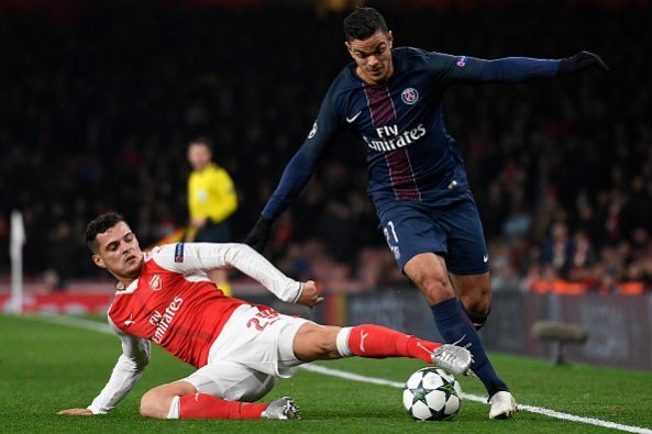 Granit Xhaka v PSG