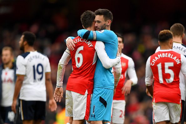 hugo lloris tottenham laurent koscielny