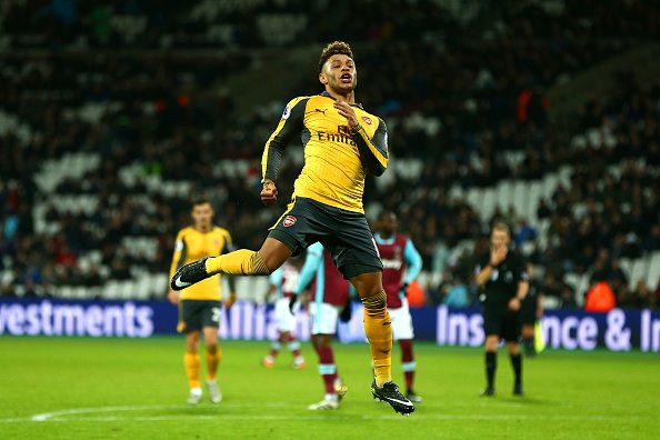 alex oxlade chamberlain v west ham