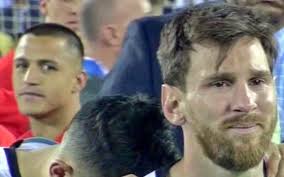 Alexis Messi crying