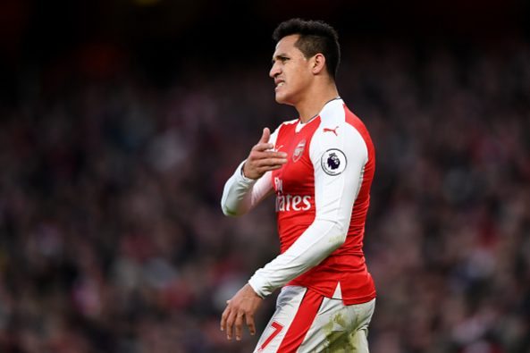 Alexis Sanchez v West Brom