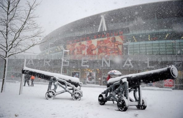 Arsenal snow
