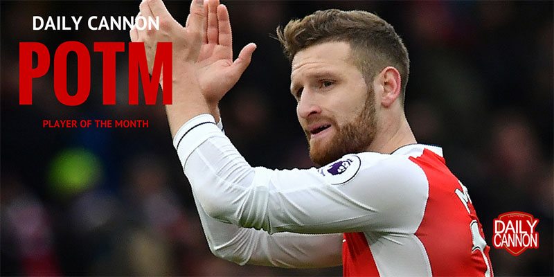 Arsenal player of the month