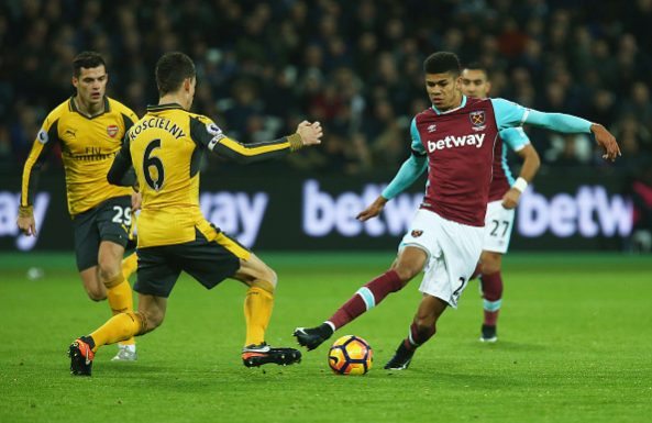 Laurent Koscielny v West Ham