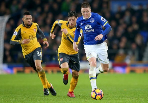 Mesut Ozil v Everton