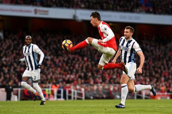 Mesut Ozil v West Brom