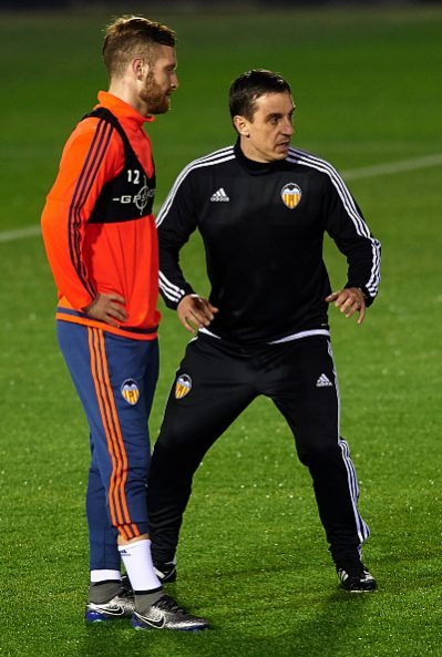 Shkodran Mustafi Gary Neville