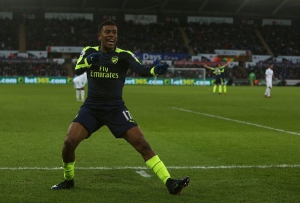 Alex Iwobi v Swansea