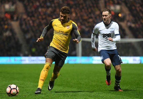 Alex Oxlade-Chamberlain v Preston North End