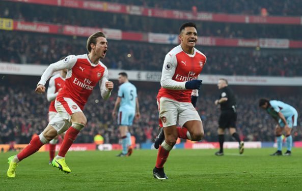 Nacho Monreal and Alexis Sanchez