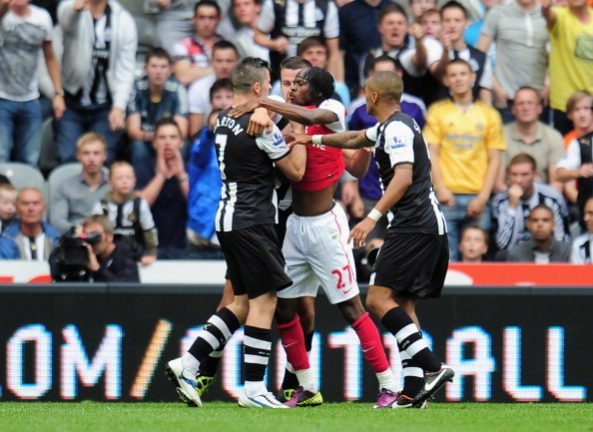 73 people Arsenal fans would hate to be stuck in a lift with & 1 clear winner 15 Joey Barton v Gervinho