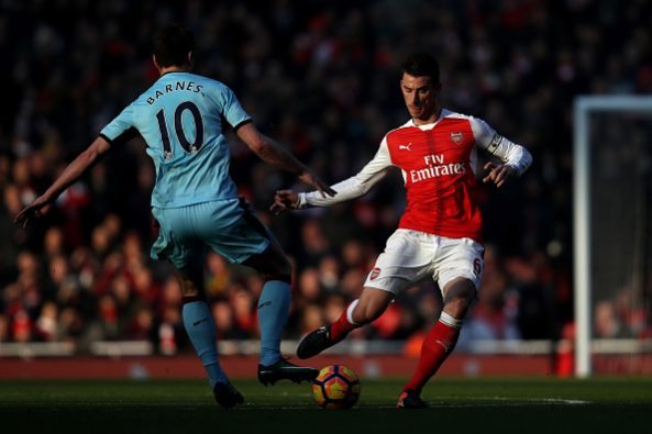 Laurent Koscielny v Burnley