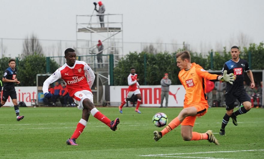 Sheaf hails Nketiah's impact after u23s winning return to action 2 nketiah 1