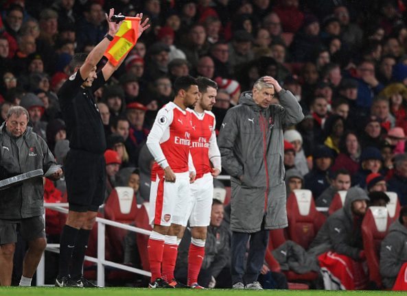 Arsenal substitutions